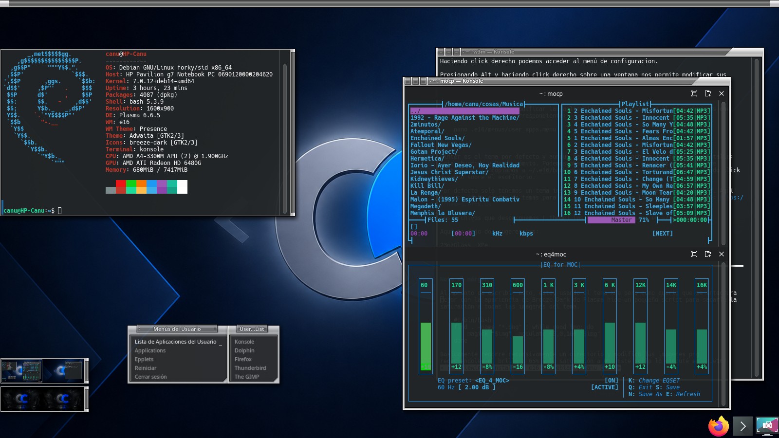 Desktop screenshot